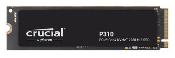 Micron (Crucial)-P Crucial P310 2TB Gen4 2280 NVMe SSD 7100/6000 MB/s R/W 440TBW 1000K/1200K IOPS 1.5M hrs MTTF Full-Drive