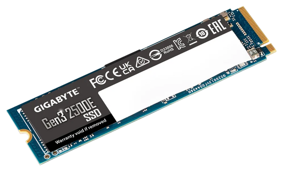 Gigabyte G325E 500G M2 500G PCIe 3.0x4, 2300/1500 MB/s 60k/240Kl MTBF 1.5m hr Limited 3 years or 240TBW Hard Disk Drives -
