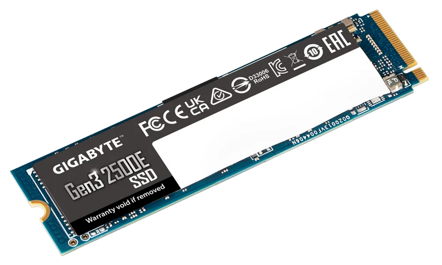 Gigabyte G325E 500G M2 500G PCIe 3.0x4, 2300/1500 MB/s 60k/240Kl MTBF 1.5m hr Limited 3 years or 240TBW Hard Disk Drives -