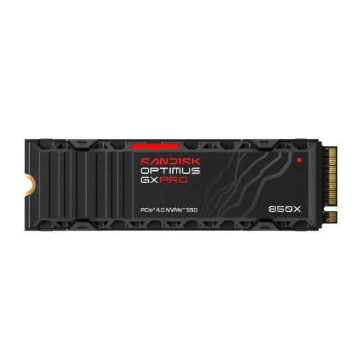 SANDISK Optimus™ GX PRO 850X PCIe® 4.0 NVMe™ SSD with Heatsink, 2TB, Read 7,300MB/s Write 6,600MB/s, 5 Yr Warranty Hard Disk