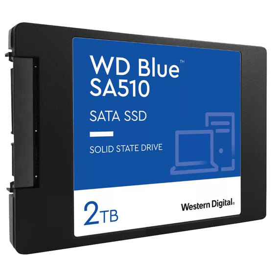 Sandisk Western Digital WD 2TB Blue SA510 SATA SSD 2.5'/7mm Cased Read 560MB/s Write 520MB/s WDS200T3B0A 5-year Limited