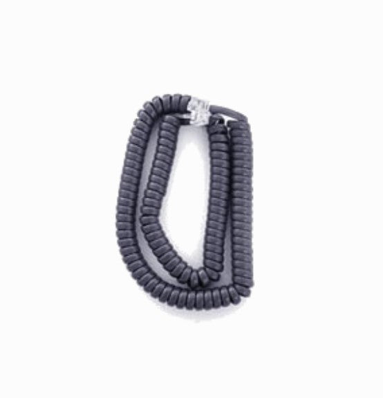 Fanvil curly cord for XU series headset, curve，black