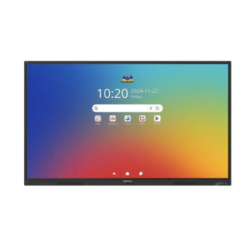 ViewSonic Commercial ViewSonic ViewBoard IFP6535-1-1C, 65-inch EDLA-certified interactive, Android 16, octa-core CPU, USB-C
