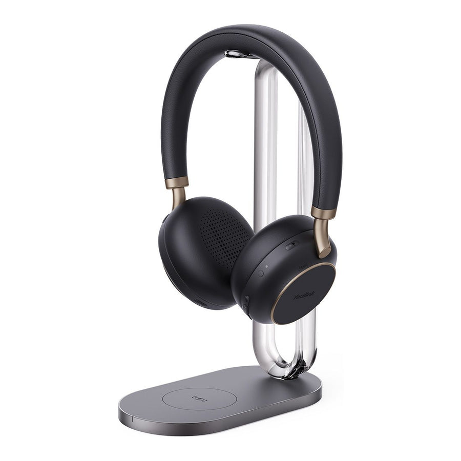 Yealink BH76 Bluetooth Stereo Headset, UC, USB-C, Microsoft Teams & UC Certified, ANC, Charging Stand, Retractable 5 Microphone, 35 Hours *EOS*
