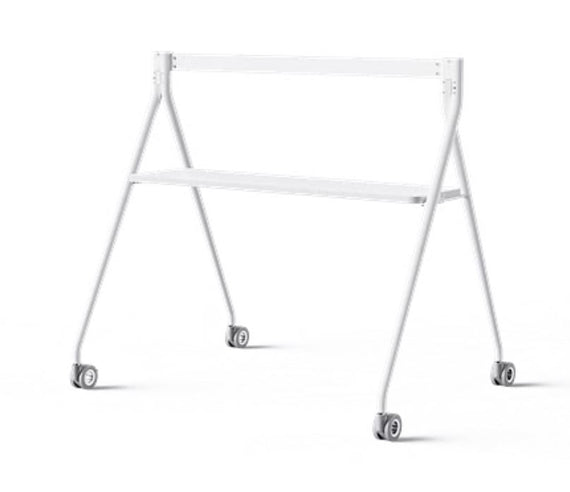 Yealink Floor stand for MeetingBoard 65' with Tray, Fit for Yealink MeetingBoard 65', Wheeled for easy transport Stable, Durable Base Practical, White
