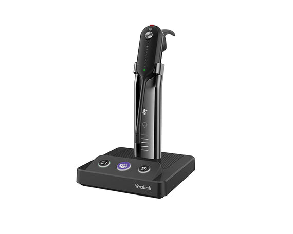 Yealink WH63 Teams Convertible DECT Wireless Headset, Busylight On Headset,2x microphones, HD Voice,Noise Killer, UC platform, *EOL*