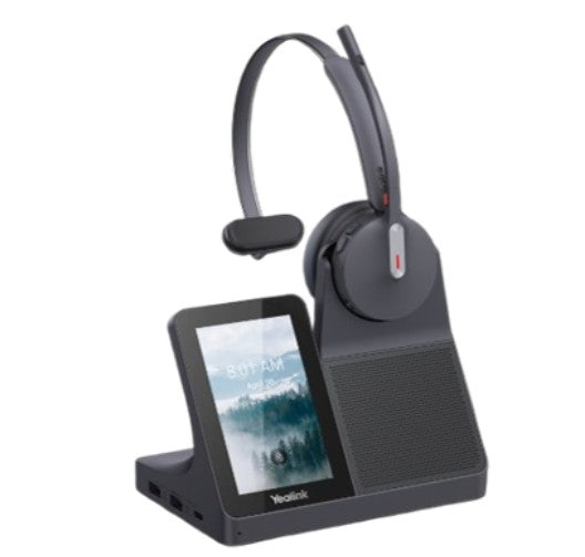 Yealink WH64 Mono Workstation, Yealink WH64 Workstation is an industry-leading DECT wireless headset with dual/single-ear