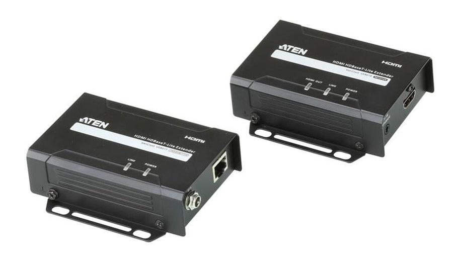 Aten HDMI HDBaseT-Lite Extender, supports 1080p @ 70m and 4096 x 2160 @ 30 HZ (4:4:4) @ 40m over Cat 6A KVM Switch & Video