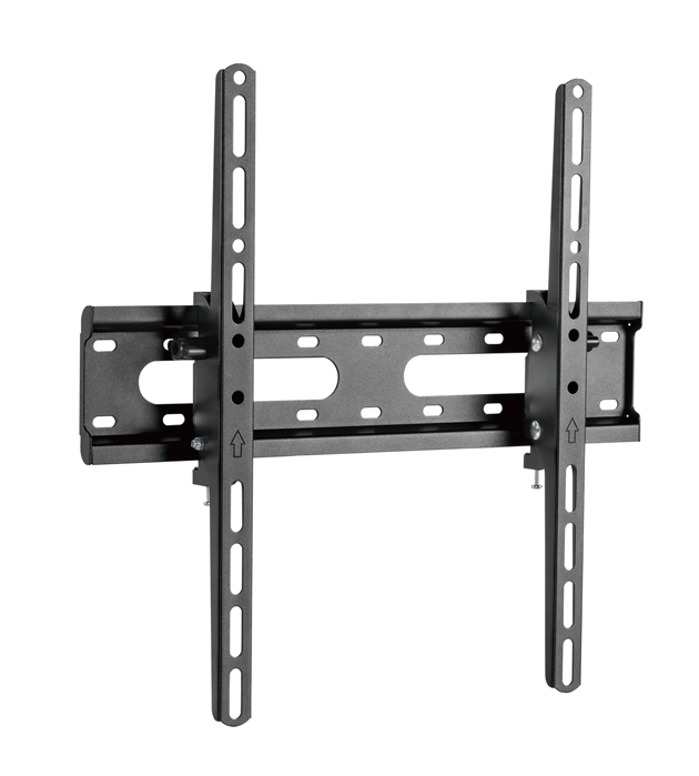 Brateck KL31-44T Super Economy Tilt TV Wall Mount, Fit Screen Size: 32'-70' Up to 45 KG, Fine Texture Black,53x435x420mm