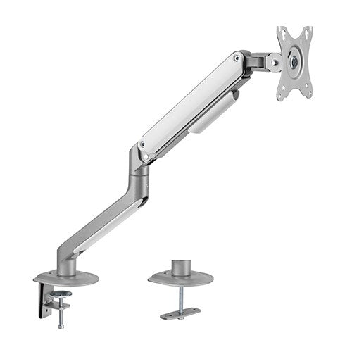 Brateck Single Monitor Economical Spring-Assisted Monitor Arm Fit Most 17'-32' Monitors, Up to 9kg per screen VESA