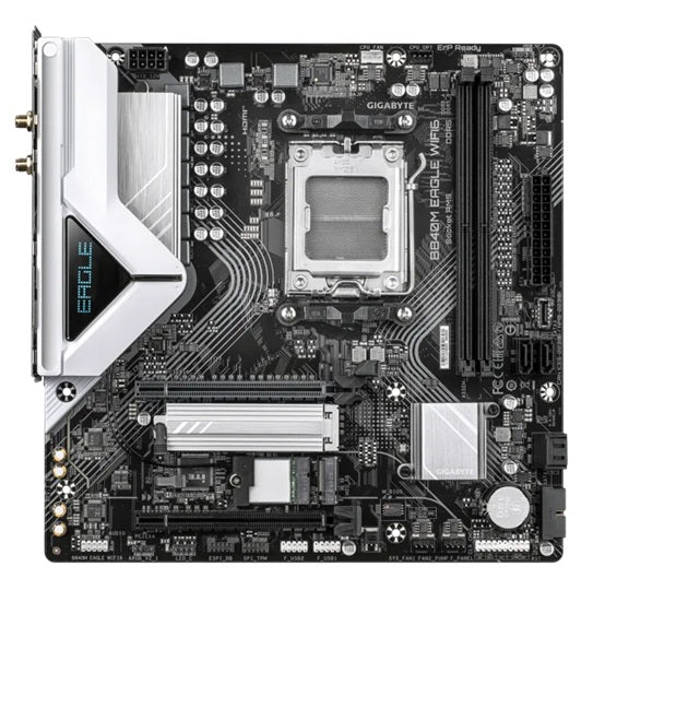 Gigabyte B840M EAGLE ,AMD AM5 B850, Ryzen 7000/8000/9000, 4xDDR5 256GB EXPO/XMP, PCIe 5.0 x16, 2xM.2, 4xSATA, 2.5GbE LAN,