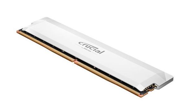 Micron (Crucial) Crucial Pro 16GB (1x16GB) DDR5 UDIMM 6400MHz CL32 White Heat Spreader Support Intel XMP AMD Ryzen Desktop
