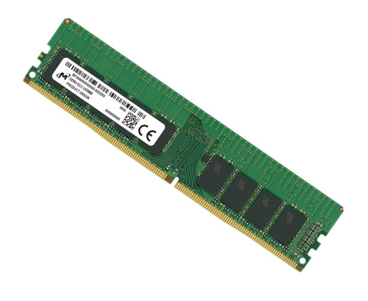 Micron (Crucial) Micron 16GB (1x16GB) DDR4 ECC UDIMM 3200MHz CL22 2Rx8 ECC Unbuffered Server Memory 3yr wty Memory
