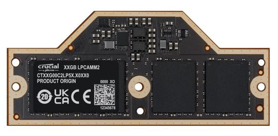 Crucial 32GB (1x32GB) LPDDR5X LPCAMM2 7500Mhz Memory for Lenovo P1 P14 P16v