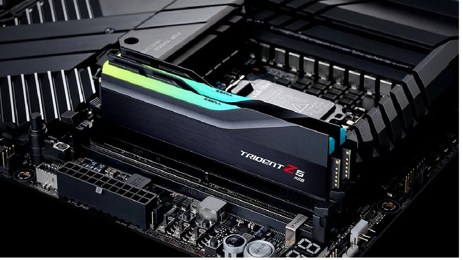 G.SKILL F5-6000J3040G32GX2-TZ5RK 64GB (2 x 32GB)/ DDR5 6000 MT/s/ Timings 30-40-40-96/ Voltage 1.4V/ TZ5 RGB Memory