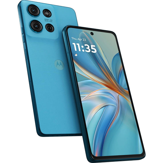 Motorola Moto G75 5G 256GB w Moto Buds - Aqua Blue*AU STOCK*, 6.8', Full HD+, 120Hz, 8GB/256GB, 50MP/16MP, Single+ eSIM, 5000mAh, 2 Years Warranty