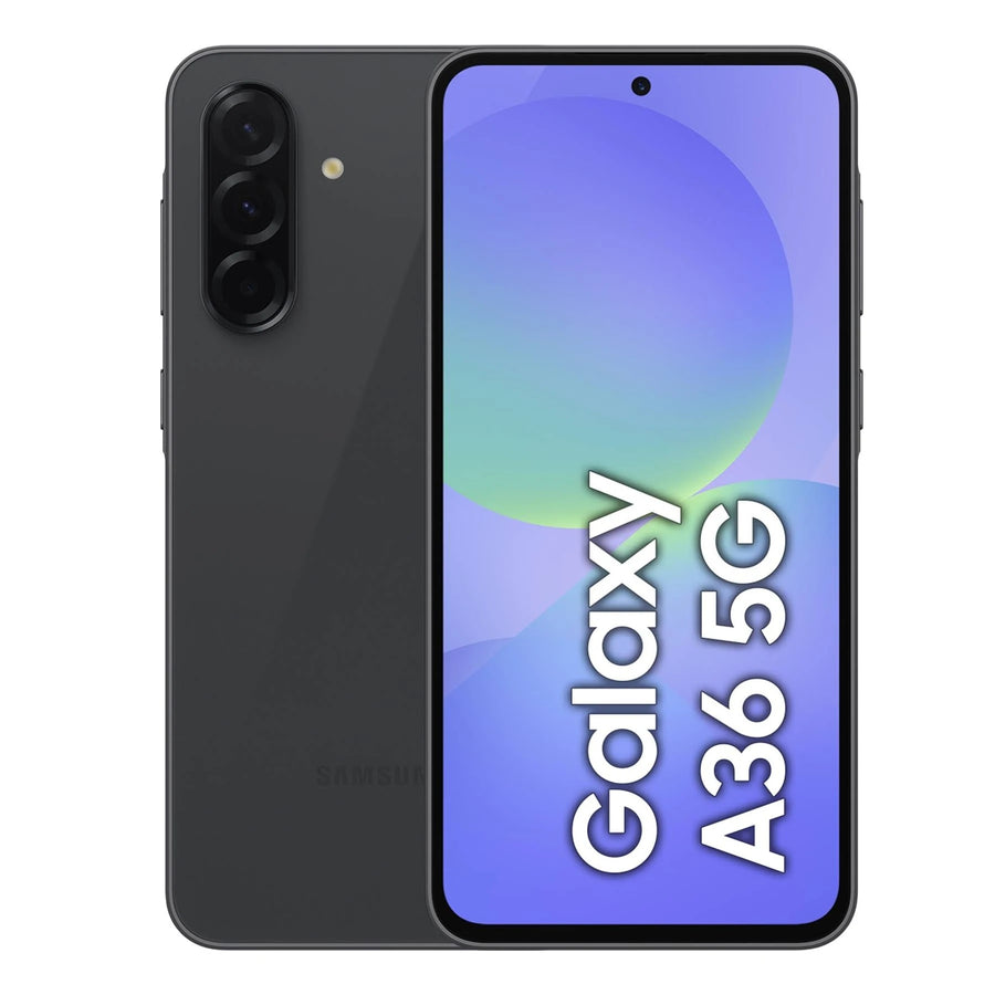 Samsung Galaxy A36 5G 128GB - Awesome Black *AU STOCK*, 6.7', Super AMOLED, 120Hz, 6GB/128GB, 50MP/12MP, Single+ eSIM, 5000mAh, 2 Years Warranty