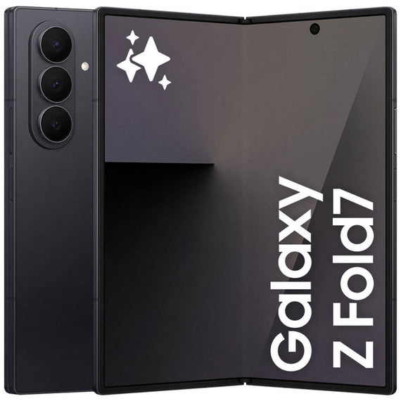 Samsung Galaxy Z Fold7 5G 256GB - Jet Black *AU STOCK*, 8.0', QXGA+, 120Hz, 12GB/256GB, 200MP/10MP, Single+ eSIM, 4400mAh, 2 Years Warranty