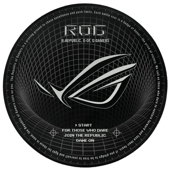 ASUS ROG Cosmic Mat II, floor mat, black, 87% rubber, 13% polyester, 117 cm length Mouse MIA-ROG-COSMIC-MATII