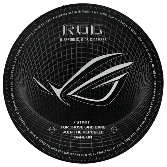 ASUS ROG Cosmic Mat II, floor mat, black, 87% rubber, 13% polyester, 117 cm length Mouse MIA-ROG-COSMIC-MATII