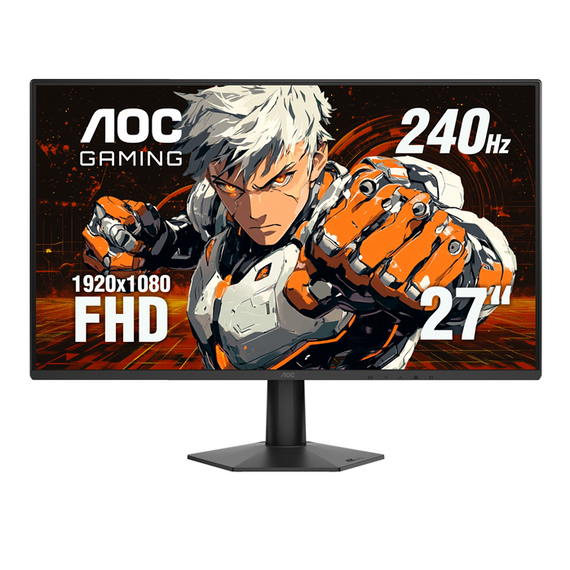 AOC 27G50Z, 27', IPS, FHD 1920x1080, 240Hz, 0.5ms, 300nits, DisplayPort 1.4, HDMI 2.0, VESA mount Monitors MNAO-27G50Z