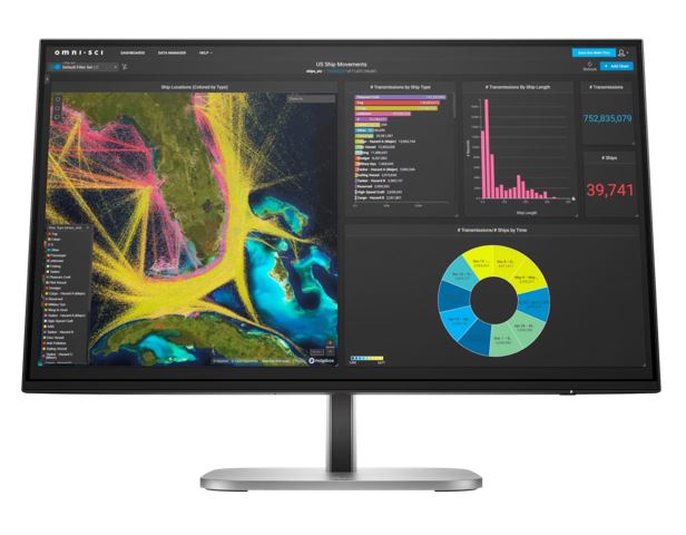 HP Series 5 524PF 23.8' / 24' 100Hz FHD IPS Monitor Anti-Glare 1920x1080 16:9 5ms Height Adjustment Tilt Pivot Swivel DP