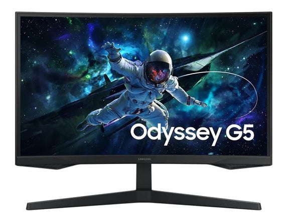 Samsung Odyssey G55C 32' QHD Curved Gaming Monitor 2K 2560x1440 165Hz16:9 1000R 1ms VA AMD FreeSync HDR10 DisplayPort HDMI