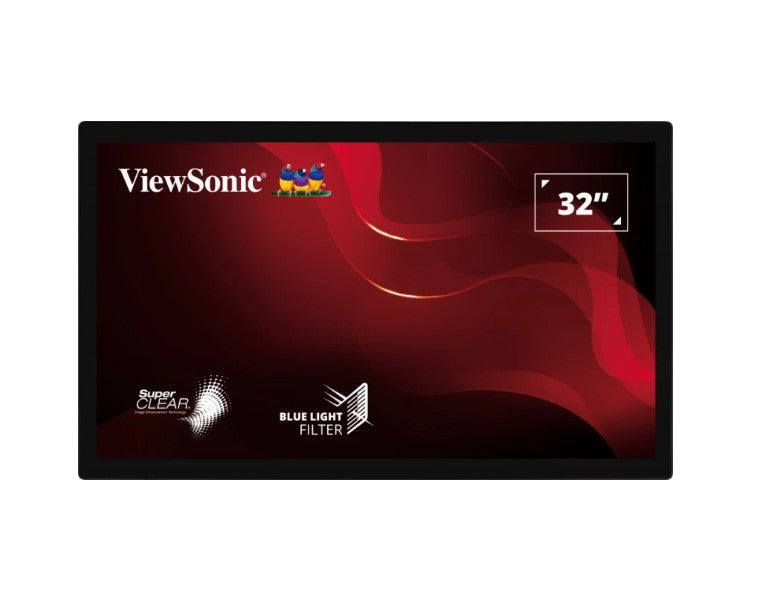 ViewSonic Commercial ViewSonic TD3207 32' 1080p Open Frame 10-Point PCAP Touch Monitor, 24/7 Operation and HDMI, DisplayPort
