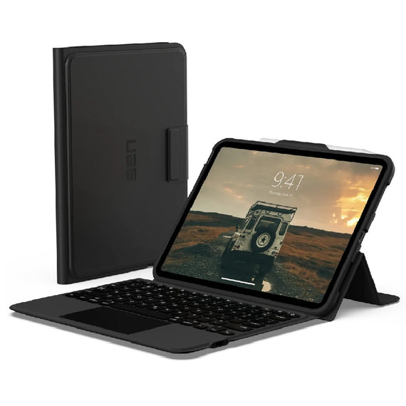 UAG Apple iPad (11') 11th Gen (A16) /iPad 10th Gen (10.9') Bluetooth Keyboard with Trackpad Rugged Case (English)- Black/Ash