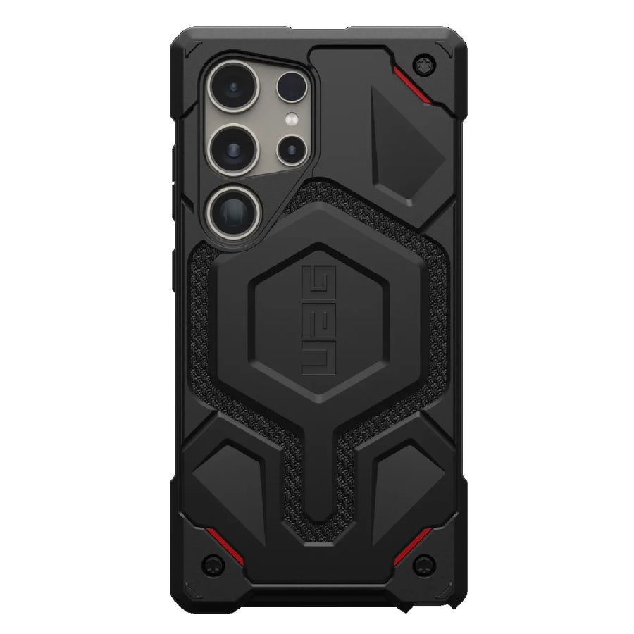 UAG Monarch Kevlar Samsung Galaxy S24 Ultra 5G (6.8') Rugged Case - Black (214415113940), 20 ft. Drop Protection(6M),Multiple Layers,10 Years Warr