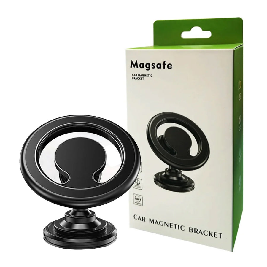 Pisen 2-in-1 Car Air Vent and Dashboard Mount Phone Holder - Black, Magnetic Hook With MagSafe, Easy to install, Apple, 360