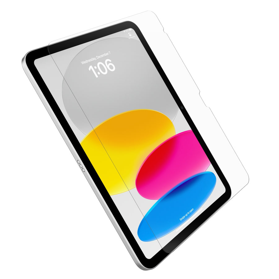 OtterBox Premium Glass Antimicrobial Apple iPad (11') (A16) (11th Gen) / iPad (10.9') (10th Gen) Screen Protector-No Retail