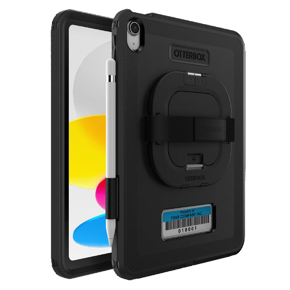 OtterBox Defender Apple iPad (11.0') 11th Gen (A16) / iPad 10th Gen(10.9') Case with Handstrap Black- No Retail Packaging (77-95020), 7 Years Warranty