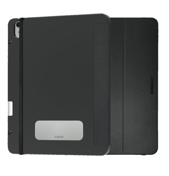 OtterBox React Folio Apple iPad Air (13') (M3/M2) (7th/6th Gen) Case Black - (77-95351), DROP+ Military Standard, Pencil Holder, 7 Years Warranty