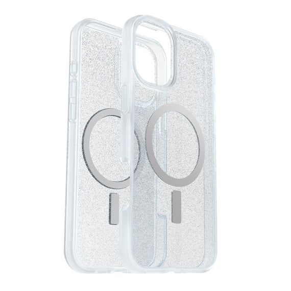 OtterBox React Magsafe Apple iPhone 16 Plus (6.7') Case Stardust (Clear Glitter) - (77-96241), DROP+ Military Standard, Hard
