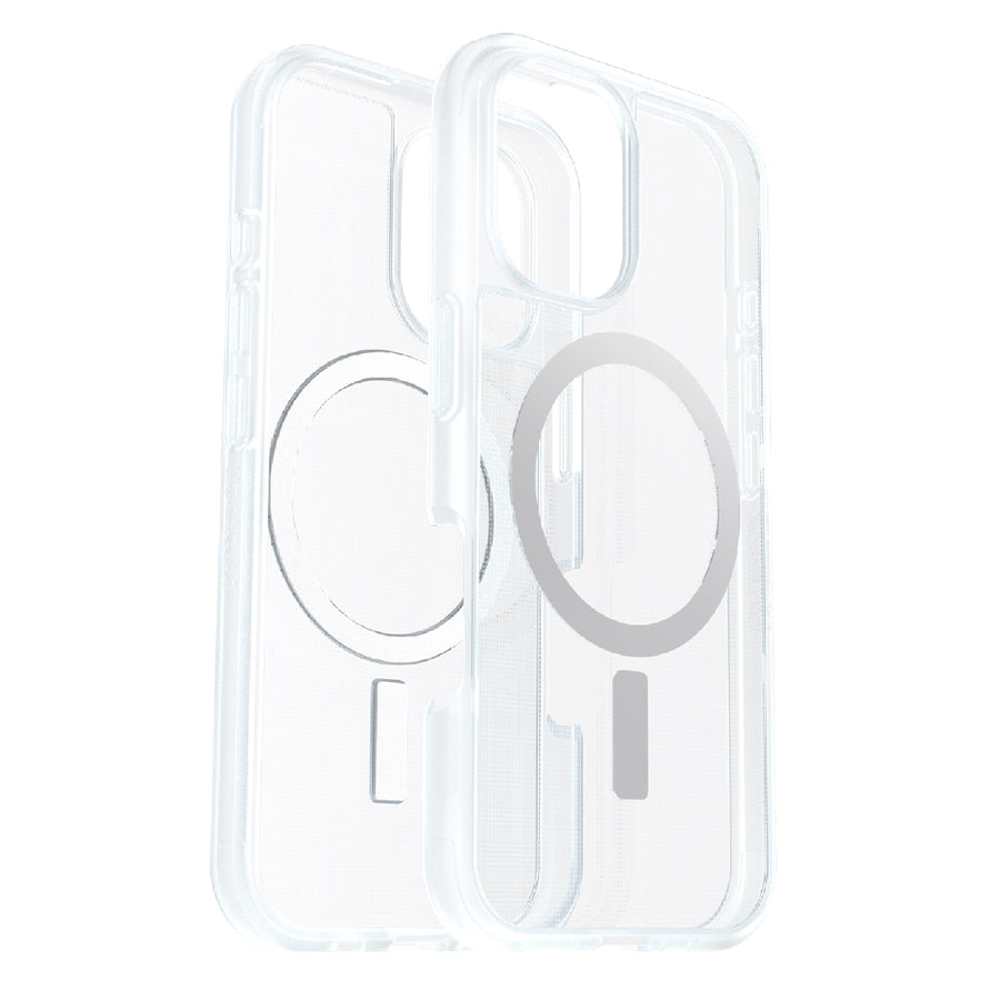 OtterBox React MagSafe Apple iPhone 16 (6.1') Case Clear - (77-96245),DROP+ Military Standard,Hard Case with Soft Grip