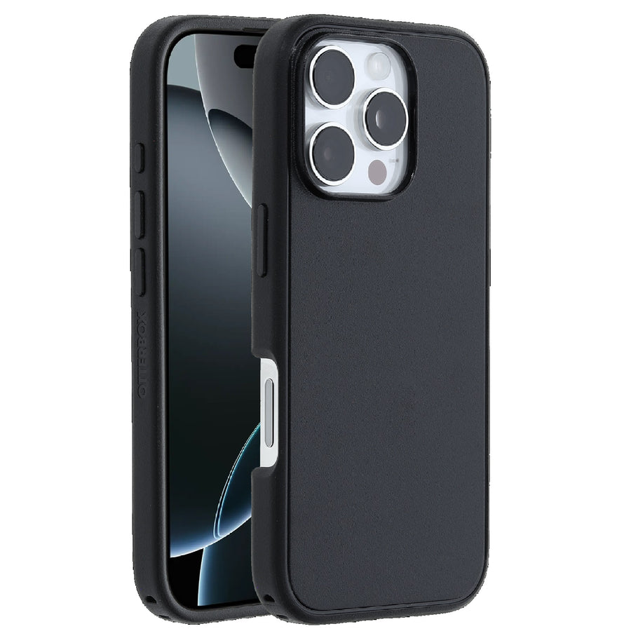 OtterBox Symmetry MagSafe Apple iPhone 16 Pro (6.3') Case Black - (77-96561), Antimicrobial, DROP+ 3X Military Standard,
