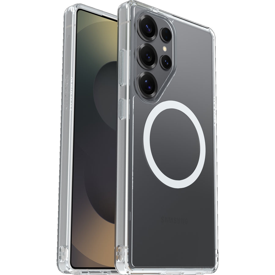 OtterBox Symmetry Clear Magnets Samsung Galaxy S25 Ultra 5G (6.9') Case Clear - (77-97520), DROP+ 3X Military Standard,