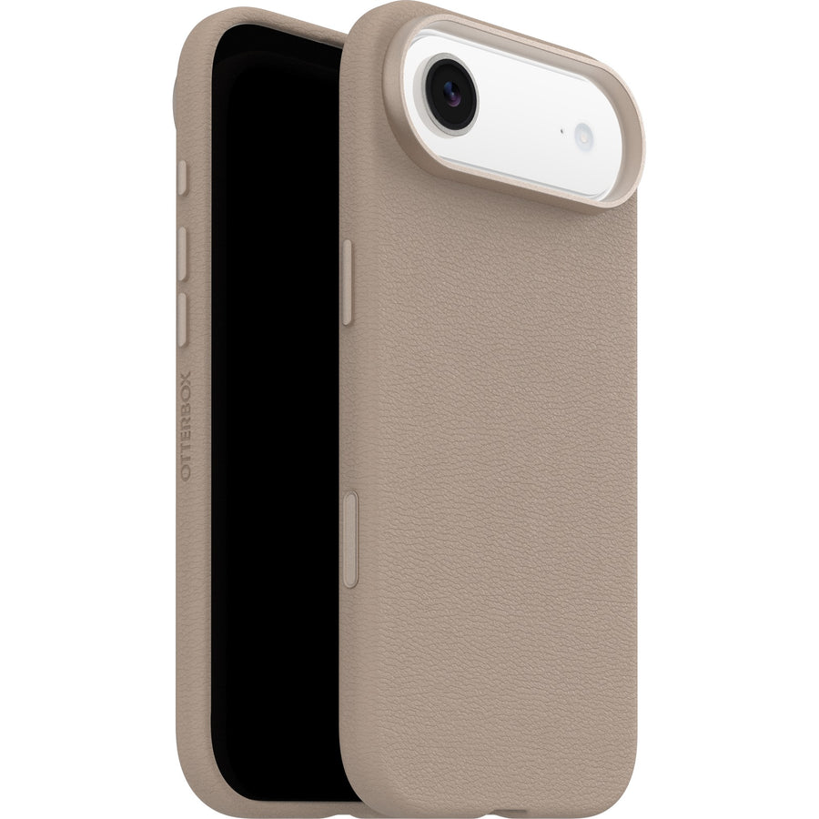 OtterBox Symmetry Cactus Leather MagSafe Apple iPhone Air (6.5') Case Grey Comfort (Biege) - (77-99041),DROP+ 3X Military Standard,7 Years Warranty