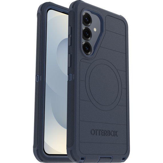 OtterBox Defender Pro Magnets Samsung Galaxy S26+ 5G (6.7') Case Riverside - Blue - (77-99864), DROP+ 7X Military Standard,