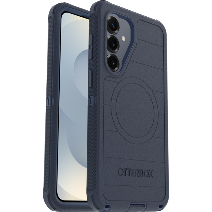 OtterBox Defender Pro Magnets Samsung Galaxy S26+ 5G (6.7') Case Riverside - Blue - (77-99864), DROP+ 7X Military Standard,