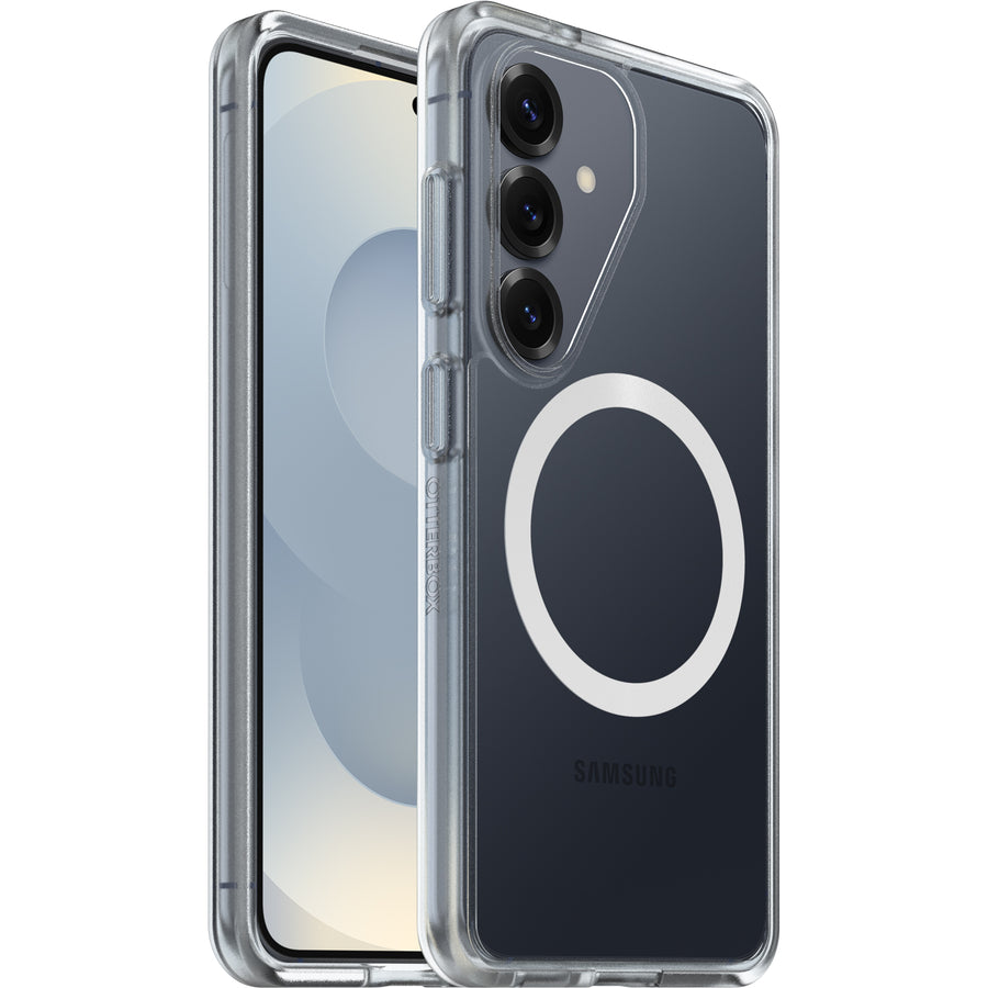 OtterBox React Magnets Samsung Galaxy S26 5G (6.3') Case Clear - (77-99941),DROP+ Military Standard,Raised Edges,7 Years