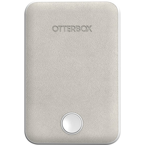 OtterBox 5K mAh Wireless Power Bank for Magsafe With Qi2 -White (78-81463), USB-C, Slim, Portable, Compact and lightweight,