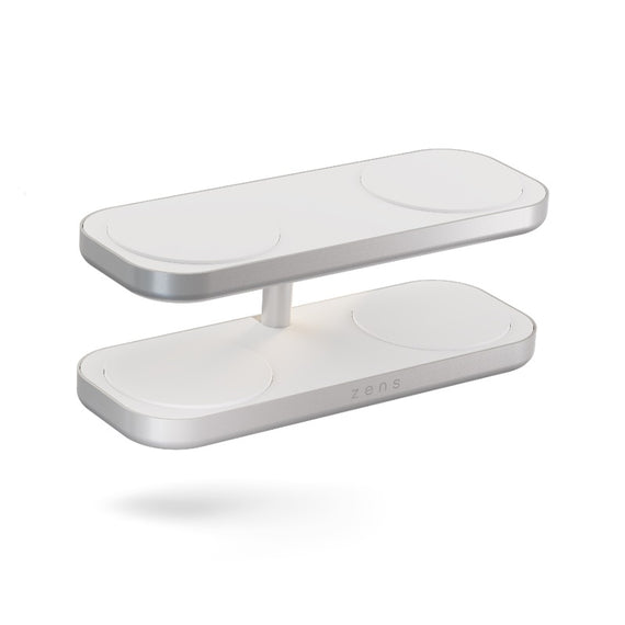 OtterBox 60W Zens Quattro Charger Pro 4 - White (78-81526), Qi2 Wireless Charging, Charge 4 Devices Simultaneously, 3 Years Warranty.