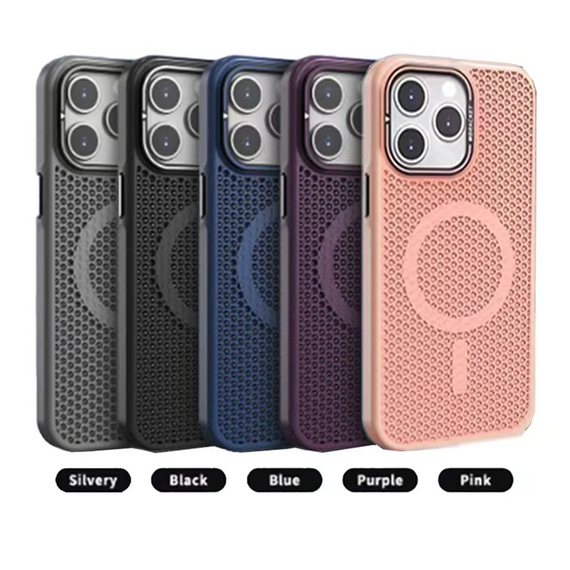 USP Apple iPhone 17 Pro Max (6,9') Armor 3D Mesh Case with MagSafe Black- Fragiile Surface, TPU Bumper, Drop Resistance, 5