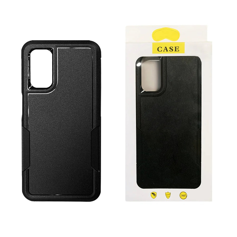 Phonix Rugged Samsung Galaxy A13 5G / Galaxy A13 4G (6.6) Armor Light Case Black - No-Slip, Sleek, Drop-Protection, Strong &