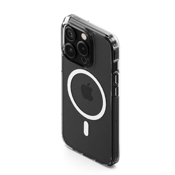 Cygnett AeroMag Apple iPhone 16 Pro Max (6.9') Clear Case (CY5003CPAEG),TPU Frame,Hard-Shell Back,Magsafe Compatible,4FT