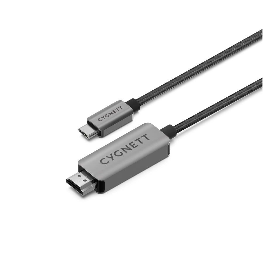 Cygnett Unite 8K USB-C to HDMI Cable (2.5M)-Black (CY4545CHDMI),Supports 8k/(60hz) & 4k(120hz) Works with MacBook/Windows
