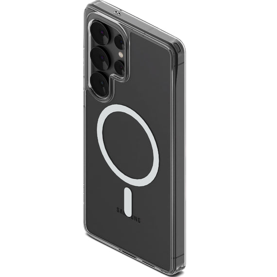 Cygnett AeroMag Samsung Galaxy S25 Ultra 5G (6.9') Clear Magnetic Case- (CY5288CPAEG),Anti-Yellowing,UV Resistance,Shock
