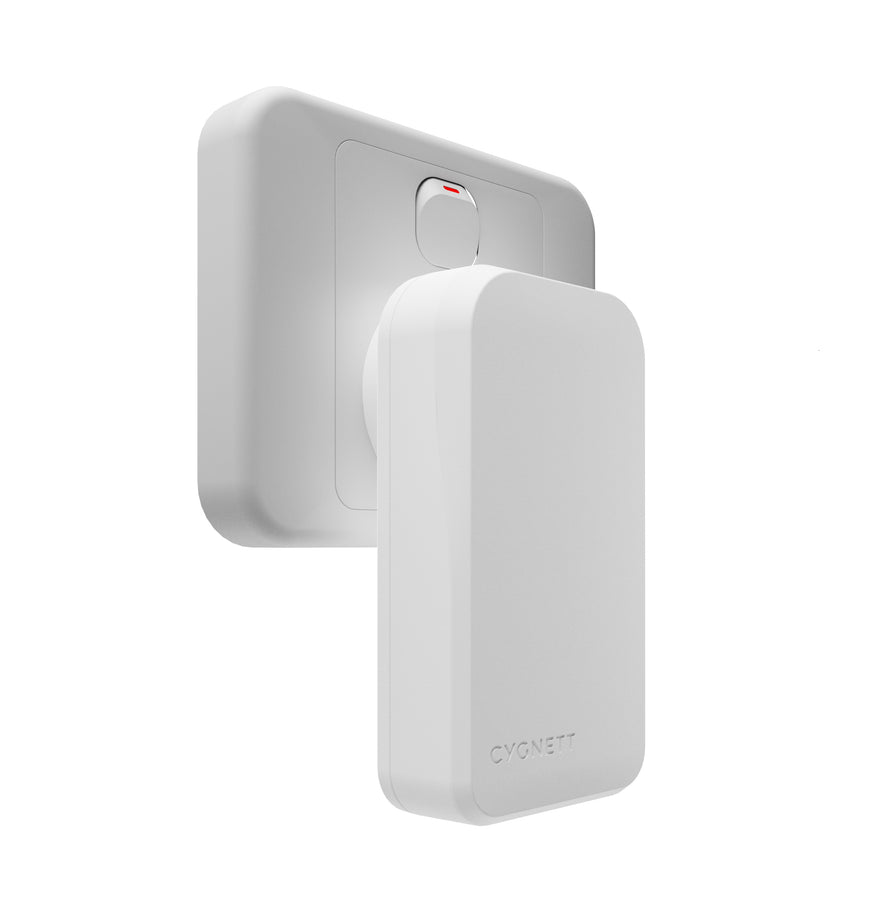 Cygnett ChargePlus 65W Dual Port GaN Slim Wall Charger - White (CY5488PDWCH), 2x USB-C, Portable & Lightweight, Laptop